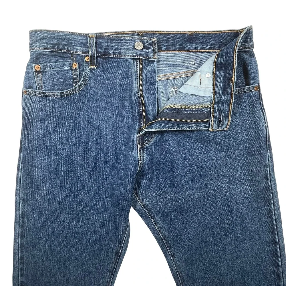 Levi's 517 Bootcut Jeans Mens 34x30 Blue Medium Wash Denim Cotton Classic